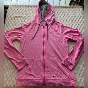 LG Women's Pink Full-Zip Hoodie